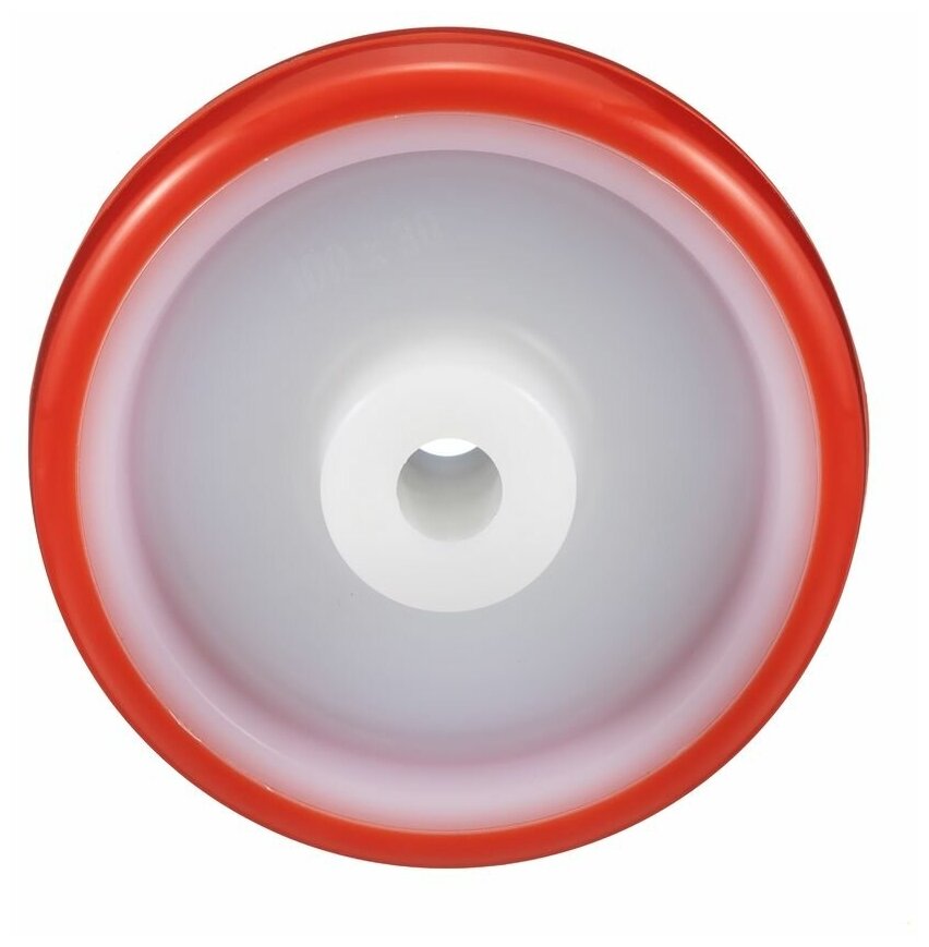 Колесо Tellure Rota 601102 под ось, диаметр 100мм, грузоподъемность 170кг, термопластичный полиуретан, полиамид