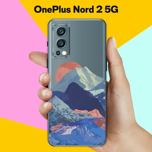 Силиконовый чехол на OnePlus Nord 2 5G Горы / для ВанПлас Норд 2 5 Джи силиконовый чехол на oneplus nord 2 5g лягушки для ванплас норд 2 5 джи