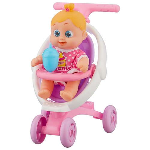фото Кукла bouncin' babies Бони с коляской, 16 см, 803004