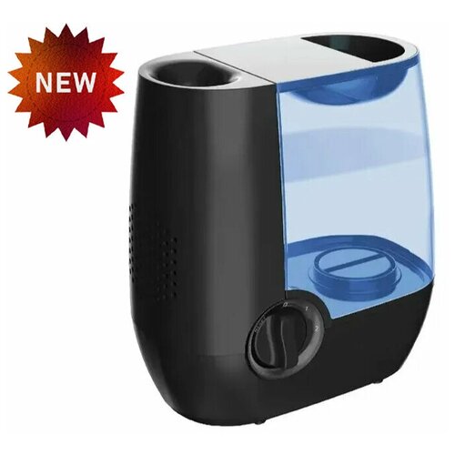 Увлажнитель воздуха для домаквартиры паровой 2 режима работы объем резервуара 5 литров расход воды индикатор включения верхний залив воды 455500₽