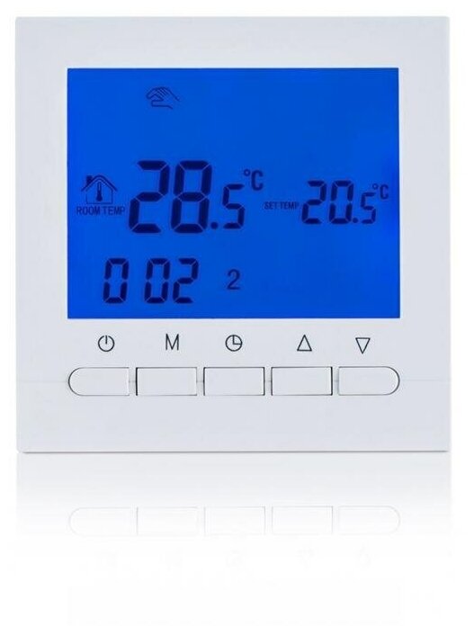 Терморегулятор/термостат до 650 Вт ViEiR VR405 для теплого пола, белый - фотография № 1
