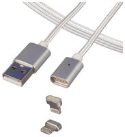 Кабель Zhongshan Jiale Electronic Co.,LTD Магнитный кабель USB - Apple Lightning 1 м золотистый