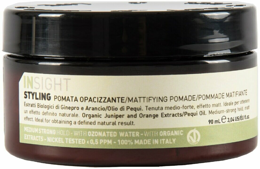 Моделирующая помада для укладки волос с матирующим эффектом INSIGHT STYLING Mattifying Pomade, 90 мл