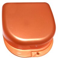 StaiNo Denture Box – Бокс пластиковый, 78*83*45 мм (красный перламутровый)