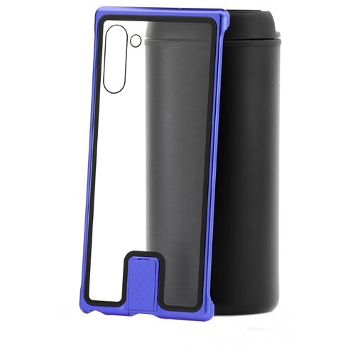 фото Чехол на samsung galaxy note 10 kruche push-pull frameless blue