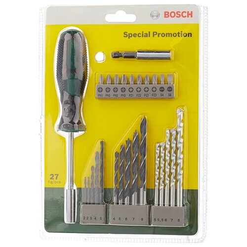 фото Набор инструментов BOSCH (27 предм.) Promotion (2.607.017.201)