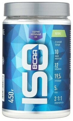 Изотоник Rline Isotonic Bcaa, Яблоко, 450 г