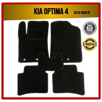 Комплект ворсовых ковриков ECO на Kia Optima 4 2015-2020 / Киа Оптима IV
