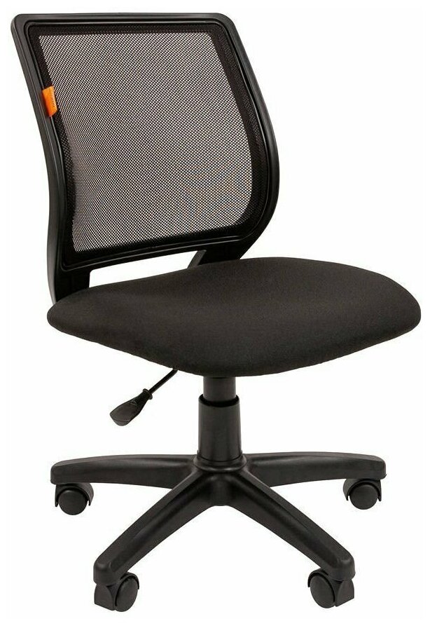 Офисное кресло CHAIRMAN 699 без подлокотников, ткань/сетка, черный