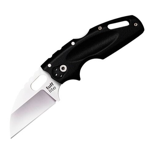 Нож складной Cold Steel Tuff Lite Plain Edge черный нож cold steel 20mtgd mini tuff lite plain edge od green