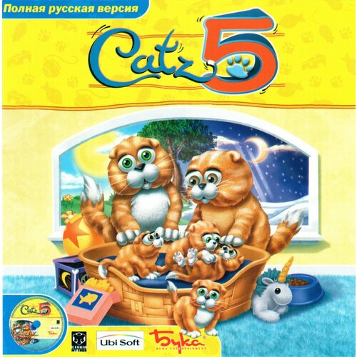 игра для компьютера dogz 5 jewel диск русская версия Игра для компьютера: Catz 5 (Jewel диск)