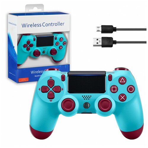 Джойстик PS4 DualShock беспроводной AA бирюзовый no logo 152900₽