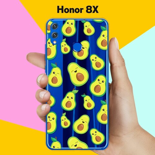 Силиконовый чехол Много авокадо на Honor 8X силиконовый чехол много авокадо на honor 10