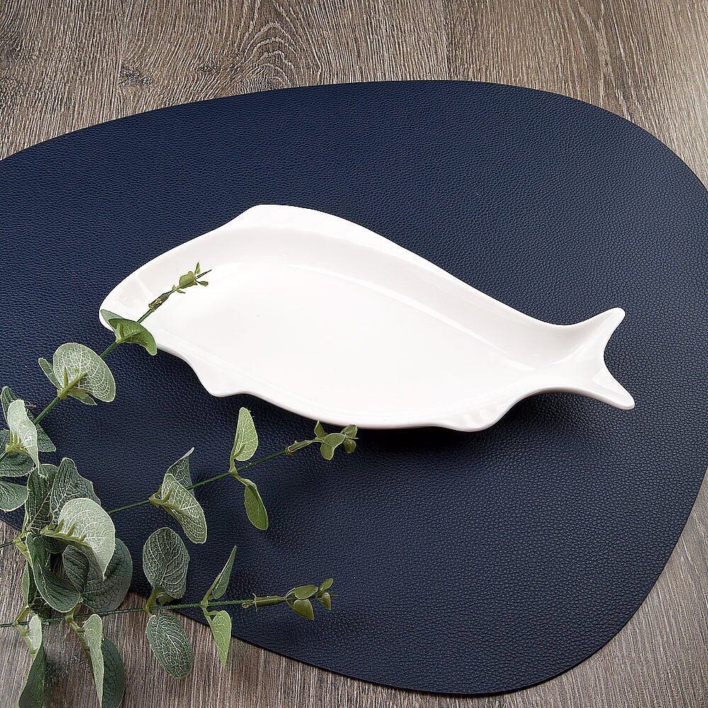 фото Блюдо сервировочное Маршмеллоу, Nouvelle фарфор, 26х12х2,5 см