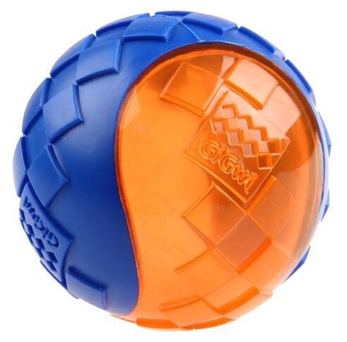75336 Игрушка для собак Два мяча с пищалкой 8см, серия GiGwi BALL - фотография № 2