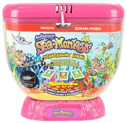 Аквариумный набор 0.5 л (корм) 1 TOY Sea-Monkeys: Подводный вулкан