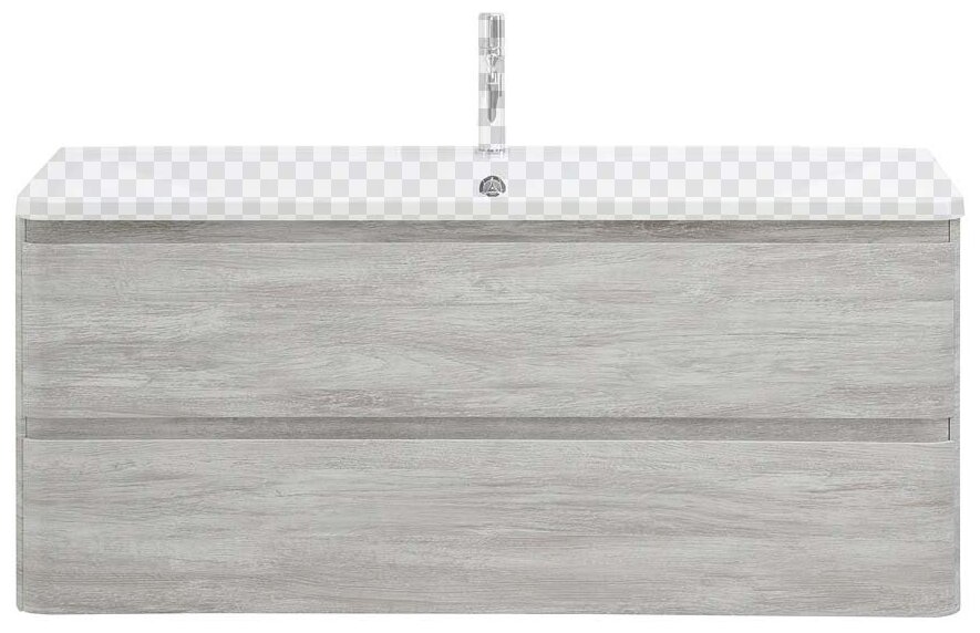 База под раковину с двумя выкатными ящиками BELBAGNO ALBANO-1200-2C-SO-RVB Rovere Vintage Bianco