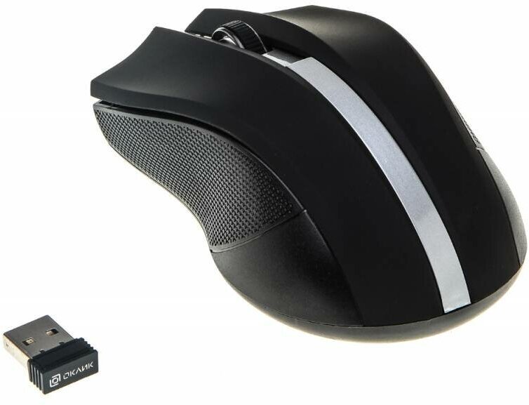 Мышь беспроводная Oklick 615MW USB Black/Silver