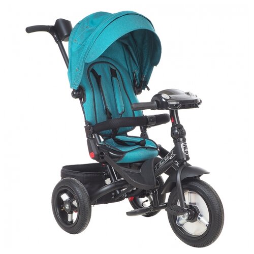 фото Трехколесный велосипед mars mini trike transformer t400/2019 jeans green