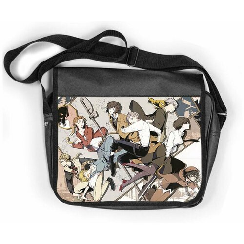 Сумка мессенджер , черный