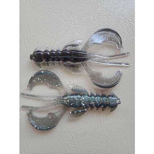 Силиконовая приманка Рак (Yabby) 80 мм, Натурал (Natural) 5 шт. уп.