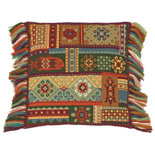 фото Риолис набор для вышивания крестом подушка терра 40 х 40 см (1483)