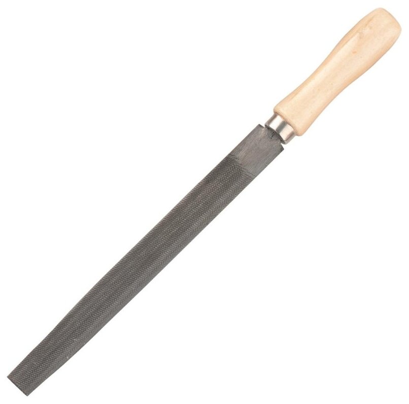 Напильник, 150 мм, полукруглый, деревянная ручка, СИБРТЕХ 16323 - фотография № 3
