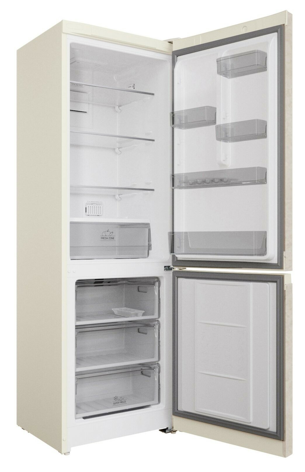 Холодильник Hotpoint HT 5180 AB 2-хкамерн. мраморный - фотография № 2