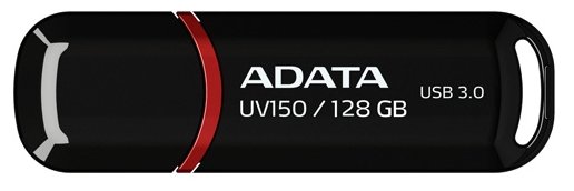 Флеш накопитель 128GB A-DATA UV150, USB 3.2, Черный