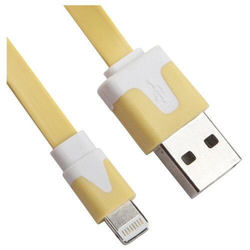 фото Кабель Liberty Project USB - Lightning 1 м желтый