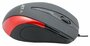 Компактная мышь Jet.A OM-U3 Black-Red USB+PS/2