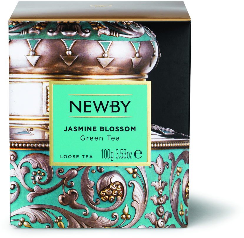 Чай зеленый Newby Цветок жасмина 100г - фото №3