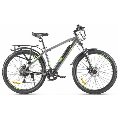 Велогибрид Eltreco Ultra Trend Up (Черно-зеленый-2500)