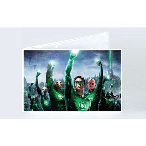 фото Обложка на зачетную книжку зелёный фонарь, green lantern №5 suvenirof-shop