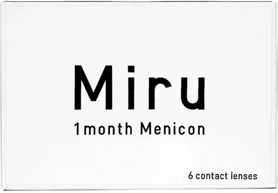 Контактные линзы мягкие Miru 1 month Menicon -6,00/8,6/6 шт. на месяц