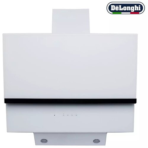 Наклонная стеклянная кухонная вытяжка DeLonghi Platinum-60B 60 см белая 994300₽