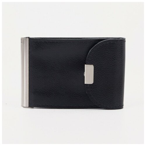 фото Кошелек , натуральная кожа, отделение для монет, черный mikimarket