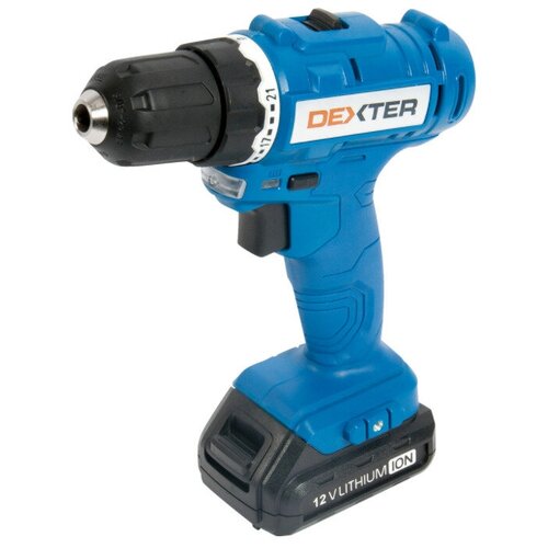 Дрель-шуруповерт аккумуляторная Dexter ML-CD92-120S 12 В Li-ion 15 Ач 659900₽