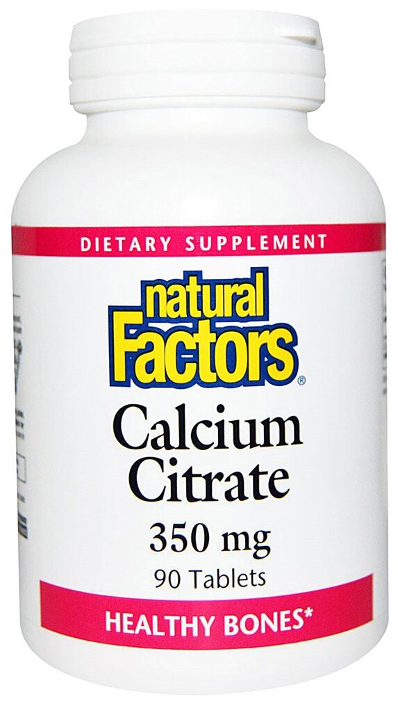 Таблетки Natural Factors Calcium Citrate