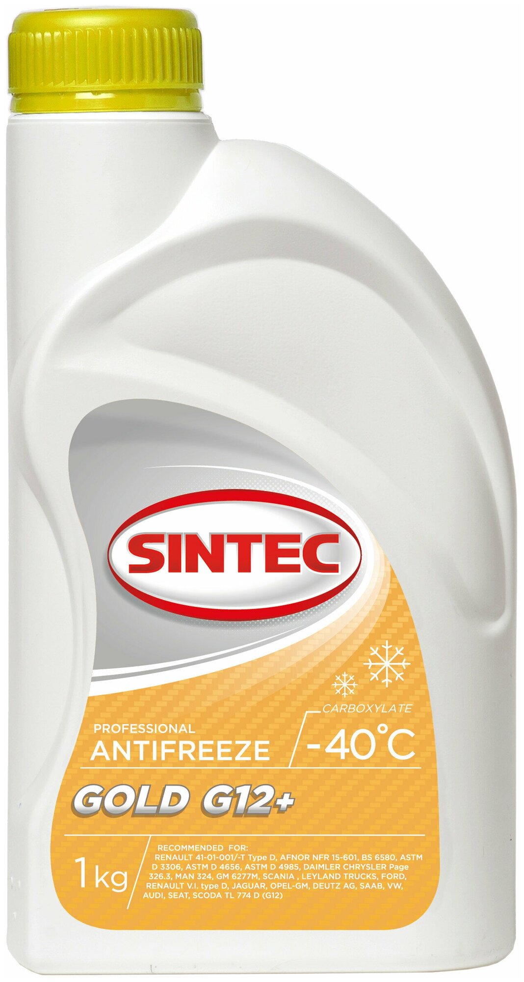 Антифриз SINTEC GOLD G12