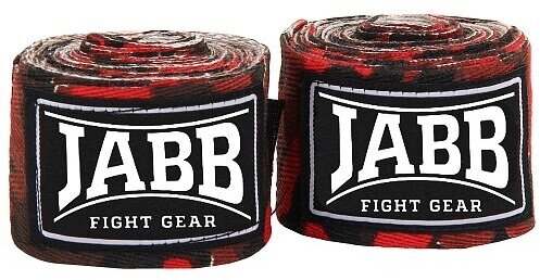 Бинты бокс. х/б Jabb JE-3030 RCAM красный/камуфляж 3,5м
