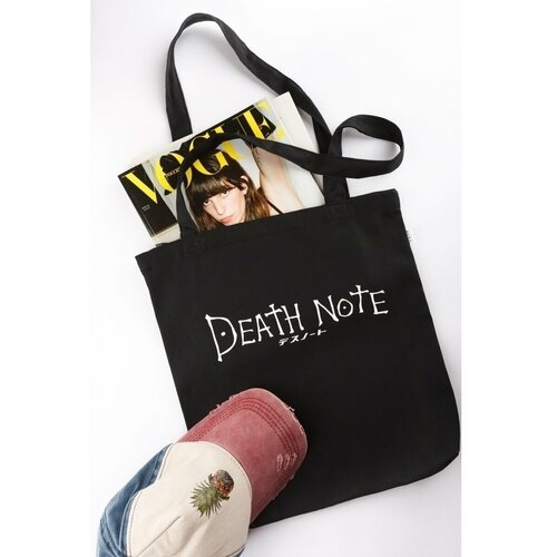 фото Сумка шоппер с аниме принтом тетрадь смерти death note keks