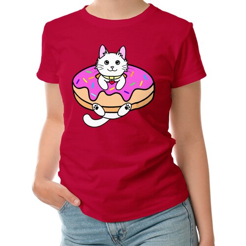 фото Футболка roly, размер s, красный