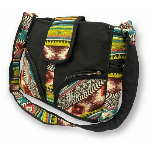 фото Сумка индийская яркая плотная на плечо #4 бонго-бонго