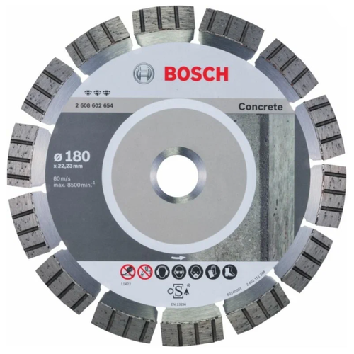 Диск алмазный Best for Concrete 22,23х180 мм Bosch 2608602654