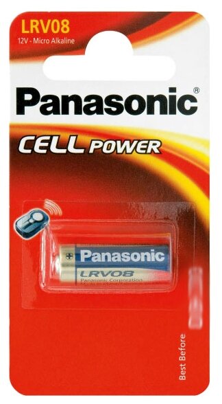 Батарейки Panasonic LRV08L/1BP цилиндрические щелочные Micro Alkaline в блистере 1шт