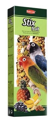 Лакомство для птиц Padovan Stix Fruit для средних попугаев фруктовые