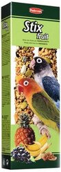Лакомство для птиц Padovan Stix Fruit для средних попугаев фруктовые 100 г