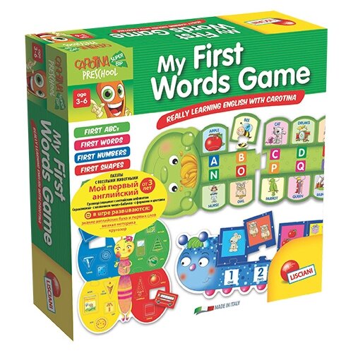 Настольная игра Lisciani Giochi Мой первый английский My First Words Game настольная игра lisciani мой первый словарь читаю и пишу