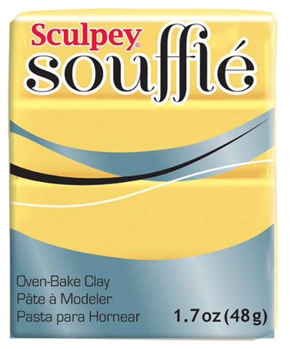 Полимерная глина Sculpey Souffle 6072 (желтый), 48г